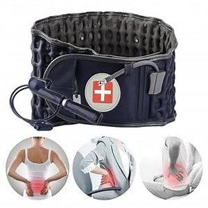 Decompression Back Belt,for Lower Back Pain Relief Inflatable Lumbar Decompression Belt,Men and Women Lumbar Traction Device (29-49 inch Waists) with Hand Pump