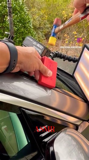 Nashville isn't ready for our skills! #classic #car #dent #repair