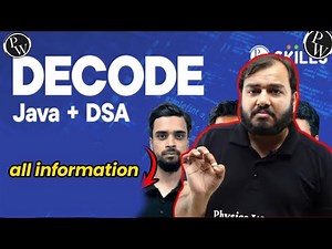 Decode Java DSA PW Skills Batch Review Details।
