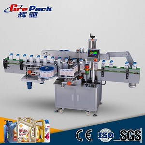 [Hot Item] Automatic Square Pet Bottle Label Applicator Front and Back Sides Labelling Machine
