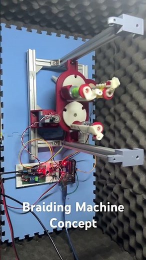 Braiding Machine Concept using 3D Print