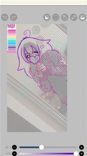 Kawaii Galaxy Sneak Peek 🌈🌌✨ | Coming Soon #art #kawaii