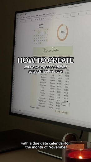 Create Your Own Expense Tracker Spreadsheet in Excel