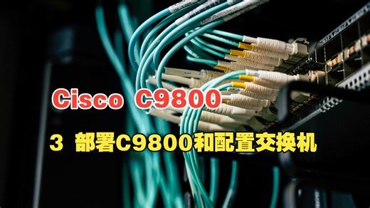 3 部署C9800和配置交换机