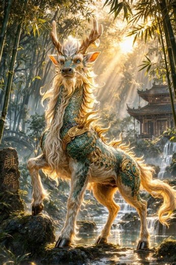 🐉 Qilin - 5 Fun Facts | Chinese Mythical Creature of Peace & Prosperity