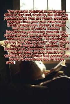 Day 9: Listening to Serve (Isaiah 50:4) | Morning Devotional #shorts