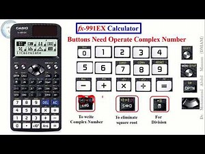 CASIO Fx 991EX Calculator Complex Number Operation
