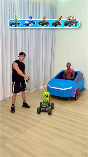 Which Car Moves SpiderMan? 🛺💨