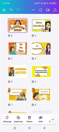 Classroom Rules and Learning Objectives Templates
