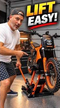 How to lift your dirt bike in seconds #maintenance #tips #motorcycle