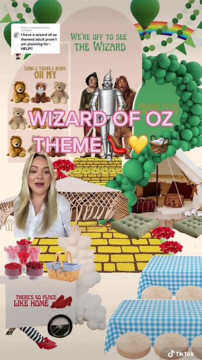 Wizard of Oz Party Theme Ideas and Decorations