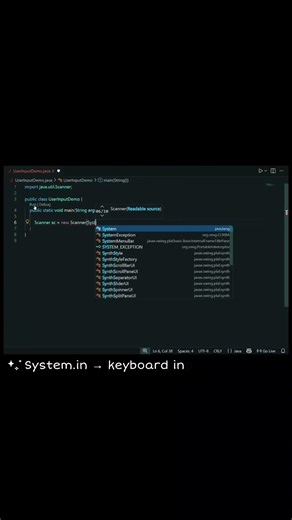 Learn Java with me Day - 9 🔥 how to take input #coding #java #engineering