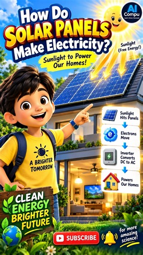 How Do Solar Panels Make Electricity? ☀️⚡ | Solar Energy Explained Simply