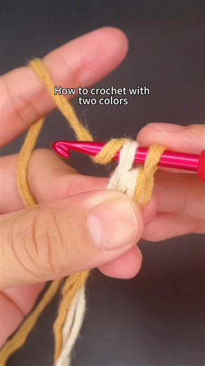 56K views · 132 reactions | How to crochet with two colors  | Crochet Kaleidoscope | Facebook