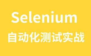 B站完整版 Python WEB自动化测试框架 selenium4元素定位入门实战工具