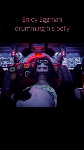 Eggman drumming his belly