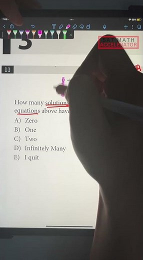 [March SAT] The BEST SAT Math Trick