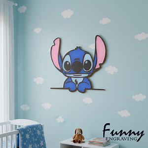 Blue Alien Wall Panel | Layered Laser Cut File for Nursery, Kids' Room Decor | 5 Formats for Cricut & Silhouette - Etsy Australia