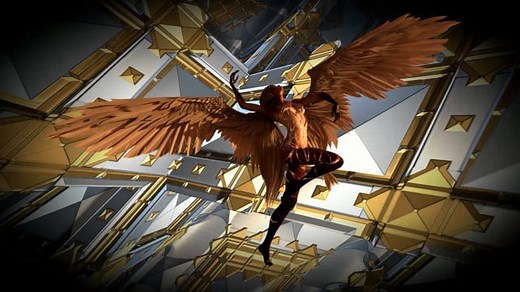 Angel, Flying, Background. Free Stock Video