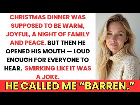He Called Me "Barren" at Christmas Dinner—I'm 8 Weeks Pregnant With Twins