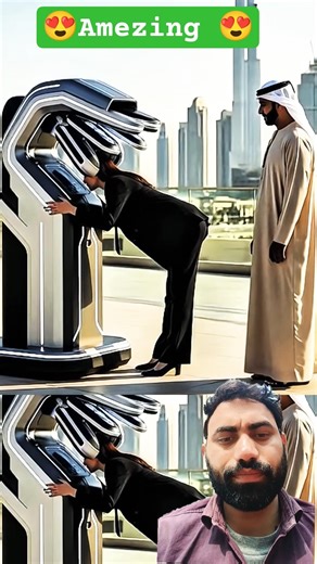 Dubai next high level AI hair cut machine #ai #beauty #shortsfeed #shorts #youtubeshorts #hairstyle