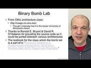 CMU Binary Bomb Lab: Intro - Architecture 1001: x86-64 Assembly