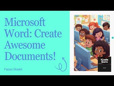 COMPUTER SKILLS TRAINING | Basics of MS Word| Week 2 Day 1 | FALL 2025 | Oct 20 | Faizan Sheikh