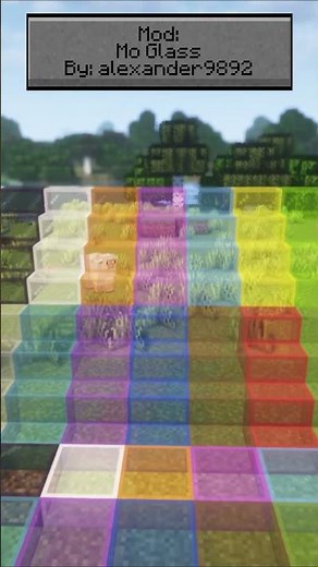 Mo Glass - Minecraft Mod #minecraft #minecraftmods