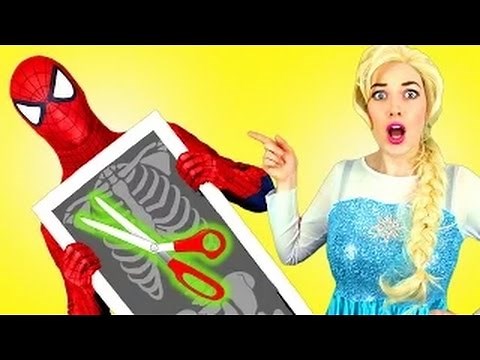 Spiderman & Frozen Elsa vs Doctor! Spiderman is Sick! Superhero Fun in Real Life HD