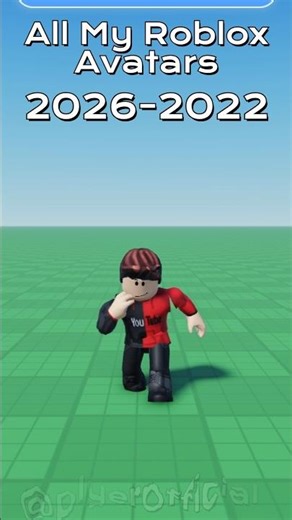 All My Roblox Avatars 2022-2026 (maybe not 100% accurate) #shorts #roblox #edit #gaming #avatar