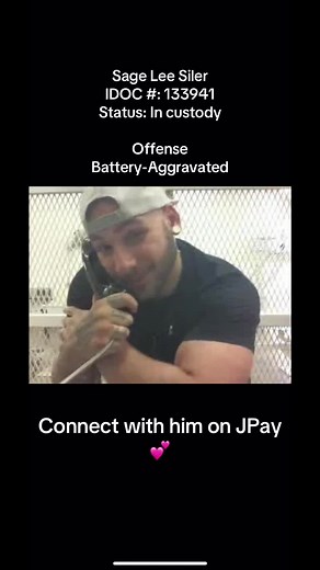 Sage Lee Siler IDOC #: 133941 Status: In custody Offense Battery-Aggravated #tiktok #tik #tiktokviral #instagram #instalike #inmate #prisoner #idaho #jpay #prisonwife #prisonwifelife #penpal #usatiktok #usa #correctionalfacility #instagood #tok #tiktoktainment #insta #instadaily #america #usa_tiktok #worldwide #aussie