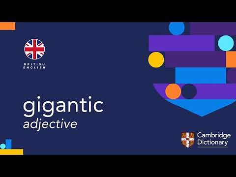 How to pronounce gigantic | British English and American English pronunciation