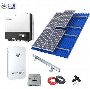 [Hot Item] Home Solar Panel Kit 1 Phase on Grid Complete PV Solar Power Kit Z Bracket Soar Panel Mounting Solar Energy System