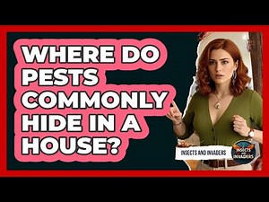 Where Do Pests Commonly Hide In A House?