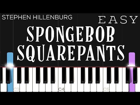 Spongebob Theme Song | EASY Piano Tutorial