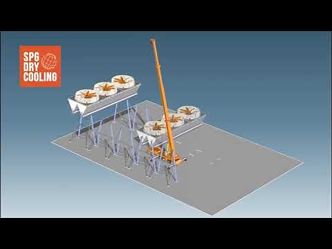 SPG Dry Cooling technology - Building a Air Cooled Condenser