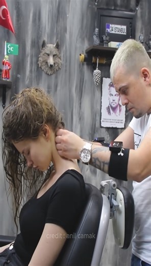 ASMR Female Sleep Therapy In Barber Shop (asmr for | ASMR Anil