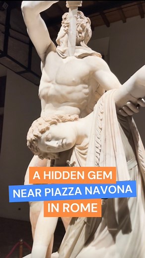 What’s this place? ➡️ This is Palazzo Altemps, built in the 1400s by the nephew of pope Sixtus IV (the pope that made the Sistine chapel!)A hundred years later the palace was bought by an Austrian cardinal, called Marco Sittico Altemps, and that’s where the name of this place comes from: Palazzo AltempsHe also decorated this palace with beautiful frescoes and chose this as the location for his collection of antiquities and booksTo make the long story short, the palace changed property over the y