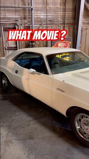 What movie was the white Challenger in? #hotwheelscarculture #dodge