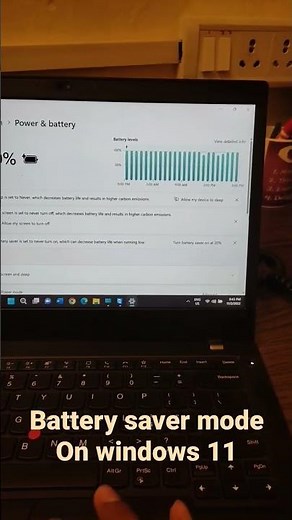 How to turn on power saver mode on windows 11