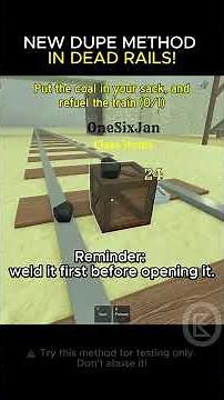 ✅ NEW Dead Rails Dupe Glitch! 😱