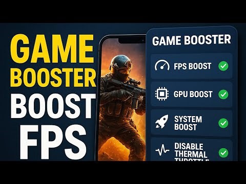 Best Game Booster App 2025 ⚡ | Max FPS, GPU Boost, Thermal Throttle Fix!