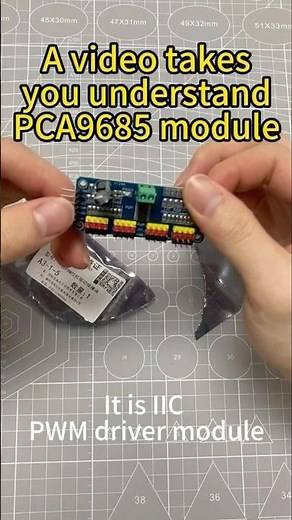 Get Started with PCA9685 16-channel 12-bit PWM in 15s#pwm #pca9685