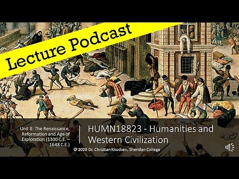 Unit 8: The Renaissance, Reformation and Age of Exploration