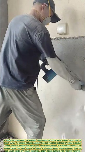 ​How to Remove Old Concrete Fast with a Power Chisel #Machine #Beautifultools #Construction