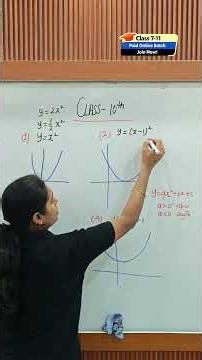🟢Class‑10 Quadratic Graphs 📈✨ Doubt Clarity✅