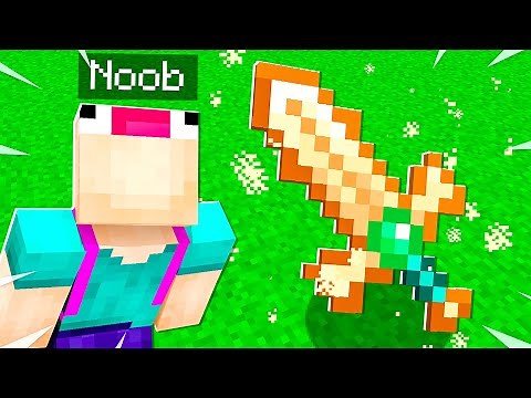 NOOB Crafts $1,000,000 MASTER GOD Sword in Minecraft!