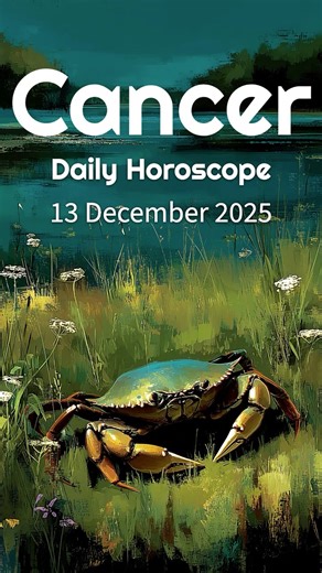 Cancer Daily Horoscope – 13 December 2025