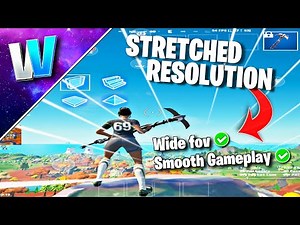 *NEW* Fortnite Mobile STRETCHED RESOLUTION | ANDROID