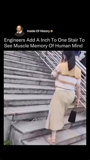 Inside Of History | Follow (us) @insideofhistory to learn something NEW everyday 🧠💫 Engineers intentionally modified a single stair by adding just one extra... | Instagram